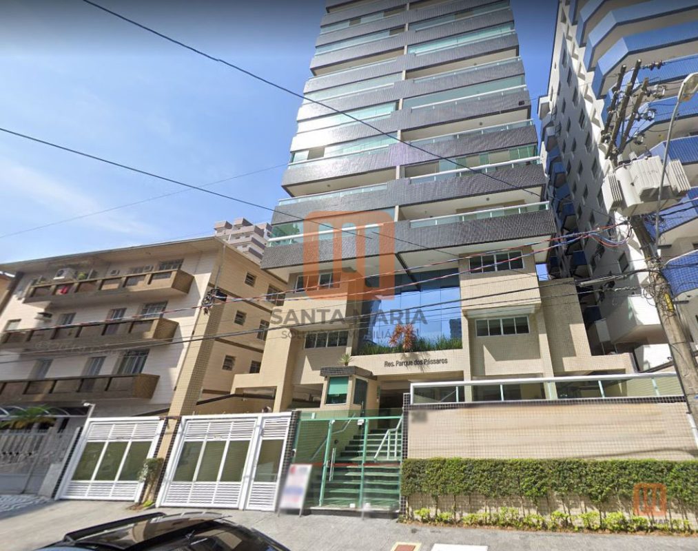 Condomínio Parque dos Pássaros em Canto Do Forte, Praia Grande - Fachada Condominio - foto 1 código 3765