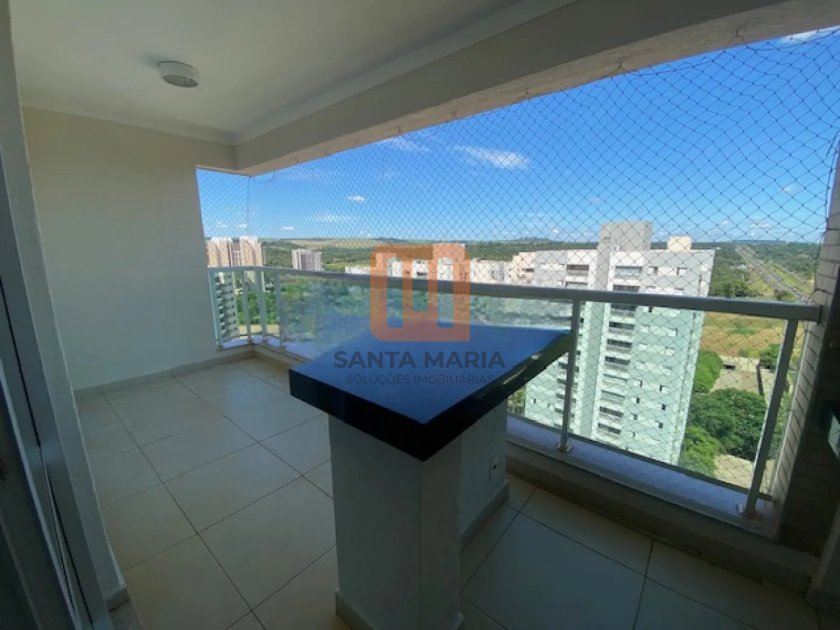 Apartamento para alugar em Nova Aliança Sul, Ribeirão Preto - Varanda/Sacada (unidade) - foto 2 código 23647