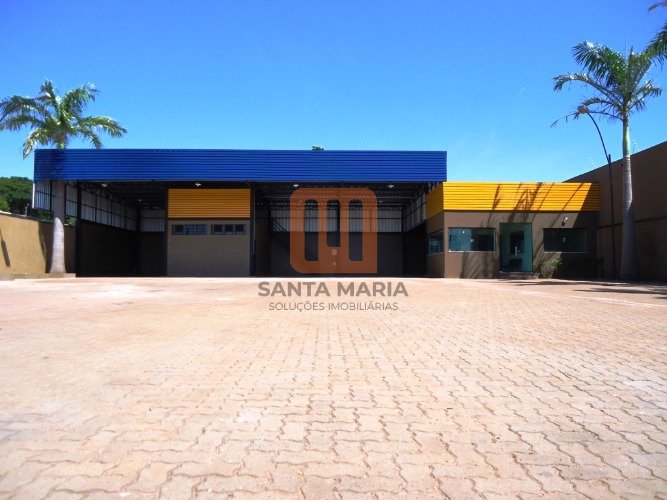 Salão-Galpão para alugar em Parque Industrial Anhanguera, Ribeirão Preto - Garagem/estacionamento (unidade) - foto 2 código 35890