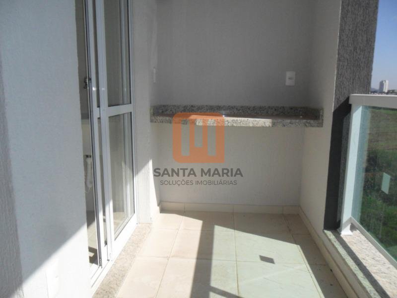 Apartamento para comprar em Jardim Palma Travassos, Ribeirão Preto - Varanda/Sacada (unidade) - foto 2 código 45836