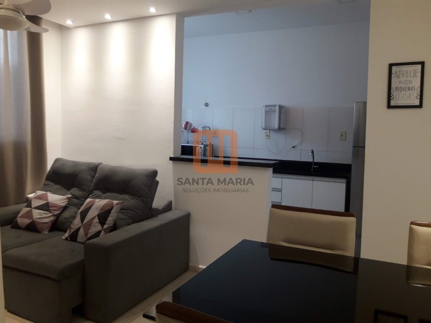 Apartamento para comprar em Parque São Sebastião, Ribeirão Preto - Sala (unidade) - foto 3 código 54041