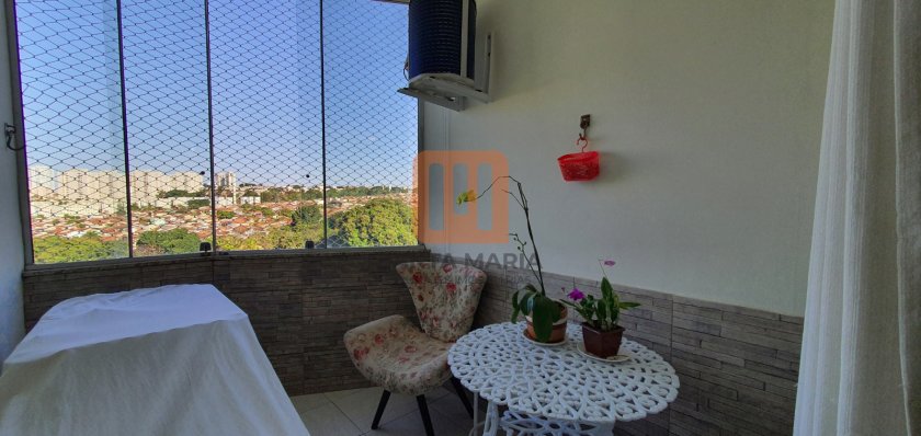 Apartamento para comprar em Parque Bandeirantes, Ribeirão Preto - Varanda/Sacada (unidade) - foto 3 código 61253