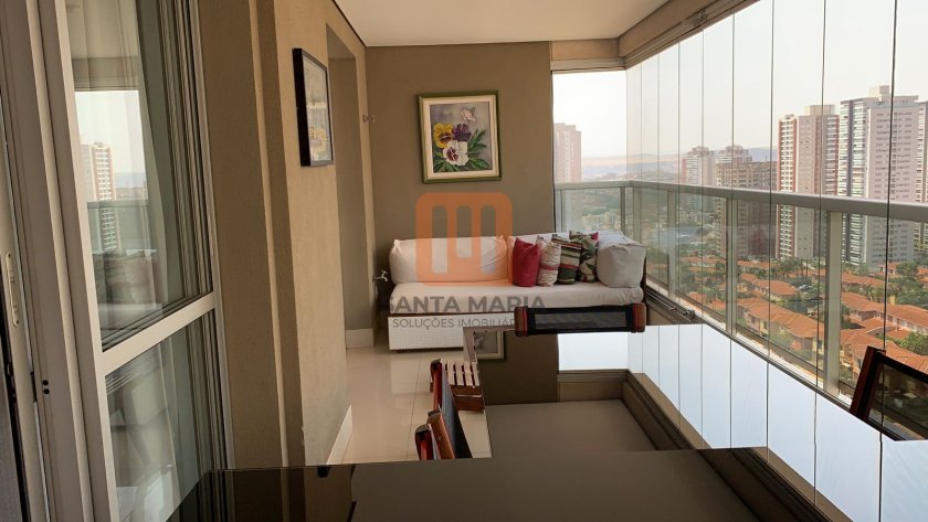 Apartamento para comprar em Bosque Das Juritis, Ribeirão Preto - Varanda/Sacada (unidade) - foto 3 código 66683