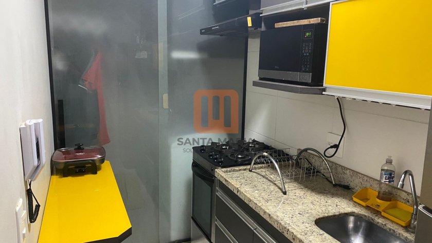 Apartamento para comprar em Quintas de São José, Ribeirão Preto - Cozinha (unidade) - foto 2 código 67379