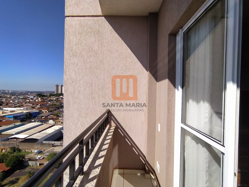 Apartamento para comprar em Ipiranga, Ribeirão Preto - Varanda/Sacada (unidade) - foto 3 código 67637