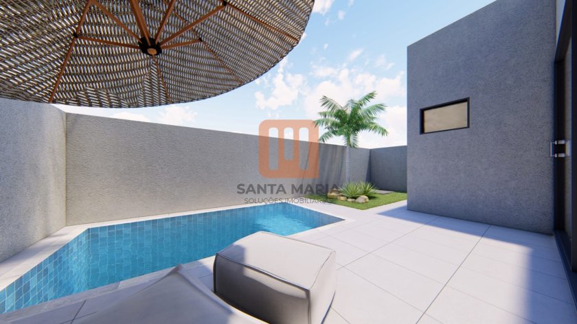 Casa para comprar em Recreio Anhanguera, Ribeirão Preto - Quintal/corredores (unidade) - foto 3 código 69675