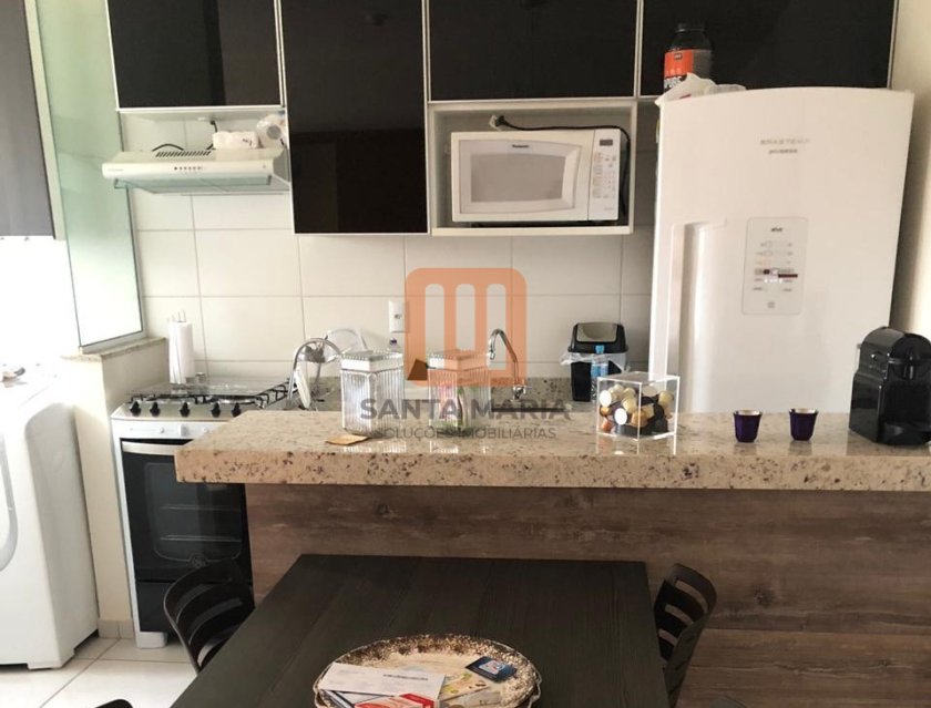 Apartamento para comprar em Jardim Botanico, Ribeirão Preto - Cozinha (unidade) - foto 3 código 70437