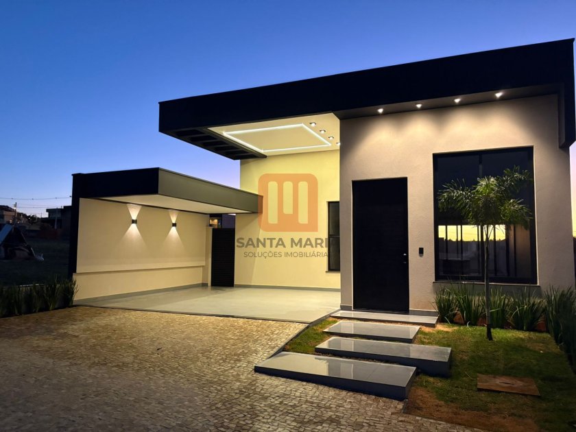 Casa para comprar no condomínio Residencial Quinta da Mata 2 em Recreio Anhanguera, Ribeirão Preto - código 71312