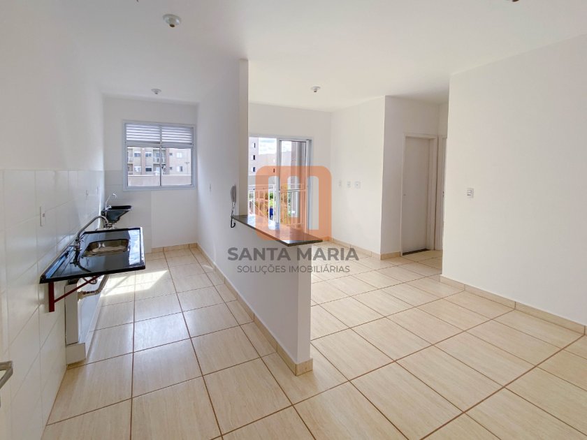 Apartamento para comprar no condomínio Quali Residencial em Santa Cecília (Bonfim Paulista), Ribeirão Preto - código 73827