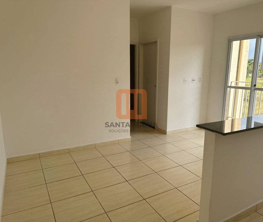 Apartamento para comprar no condomínio Quali Residencial em Santa Cecília (Bonfim Paulista), Ribeirão Preto - código 74017