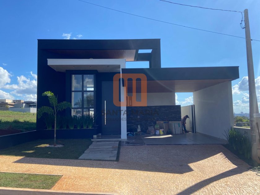 Casa para comprar no condomínio Residencial Quinta da Mata em Recreio Anhanguera, Ribeirão Preto - código 75289