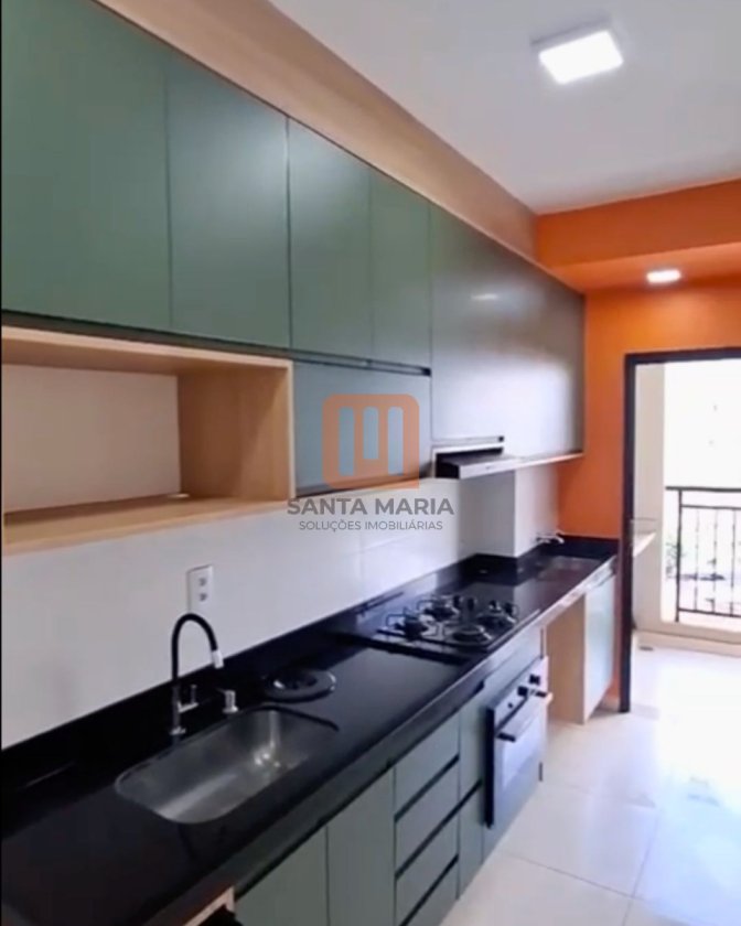 Apartamento para comprar em Campos Elíseos, Ribeirão Preto - Cozinha (unidade) - foto 3 código 75693