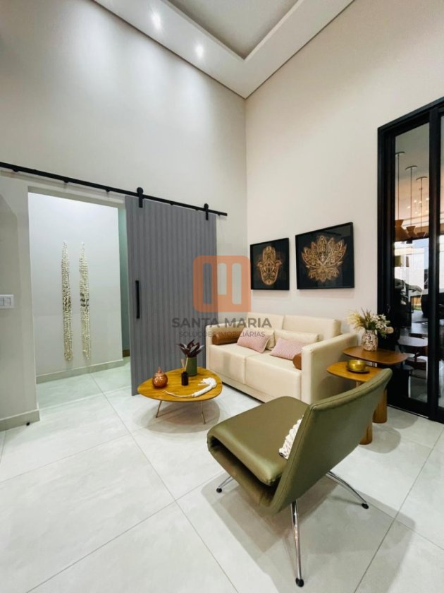 Casa para comprar em Cond. Valência Residencial, Ribeirão Preto - Sala de Estar (unidade) - foto 4 código 75892