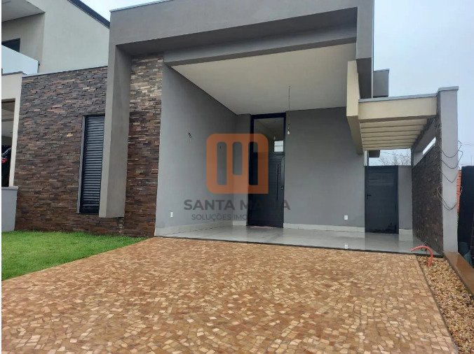 Casa para comprar no condomínio Terras de Bonfim - Praça Santanna em Terras De Bonfim, Ribeirão Preto - código 76036