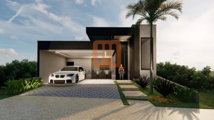 Casa para comprar no condomínio Residencial Quinta da Mata 2 em Recreio Anhanguera, Ribeirão Preto - código 76058