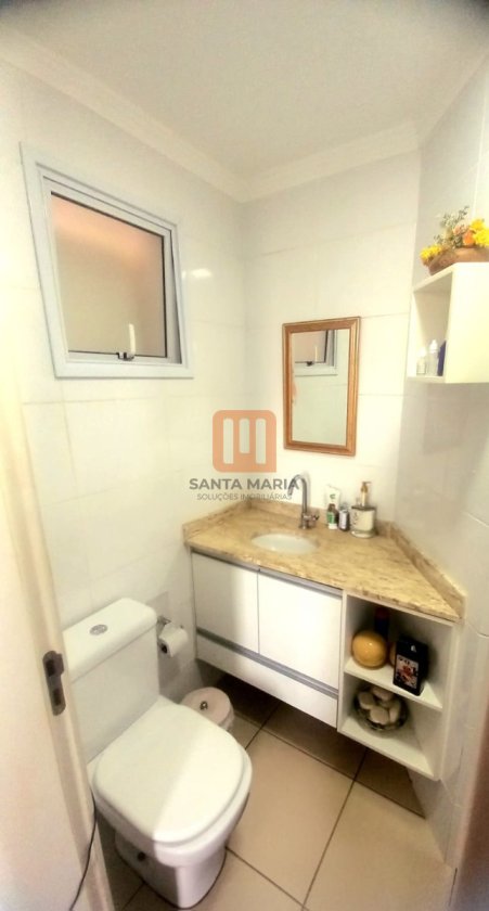 Apartamento para comprar em Lagoinha, Ribeirão Preto - Lavabo (unidade) - foto 2 código 76824