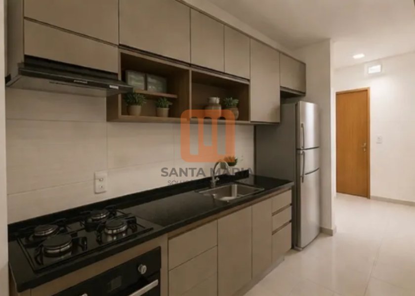 Apartamento para comprar em Jardim Das Palmeiras, Ribeirão Preto - Cozinha (unidade) - foto 2 código 77186