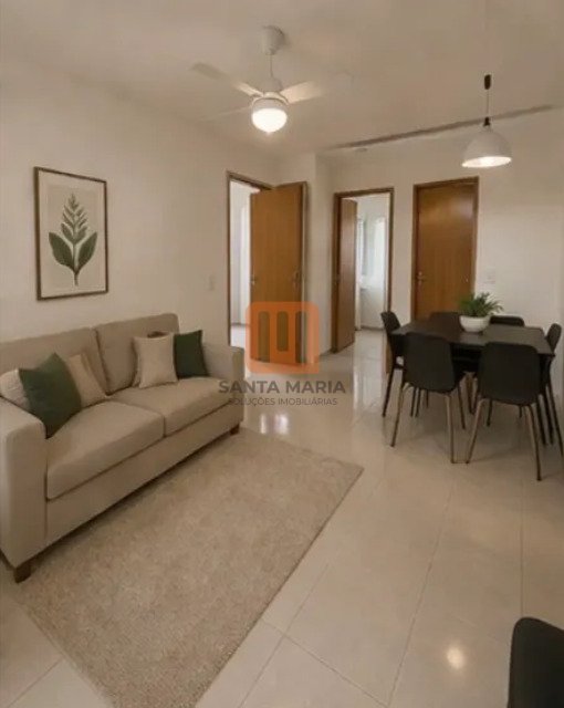 Apartamento para alugar no condomínio Vitta Recanto da Mata em Jardim Das Palmeiras, Ribeirão Preto - código 77186