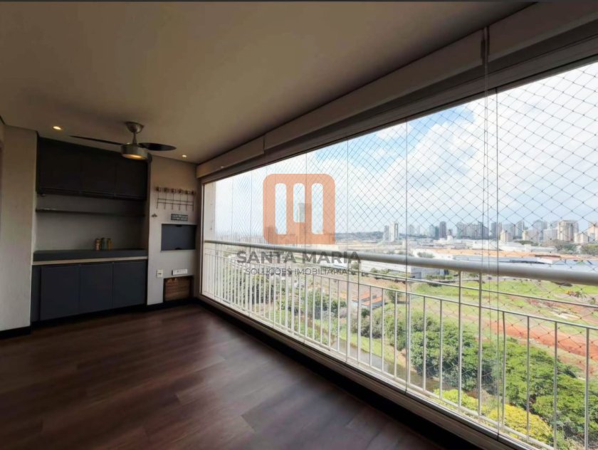 Apartamento para alugar no bairro Nova Aliança, Ribeirão Preto - Varanda/Sacada (unidade) - foto 3 código 78725