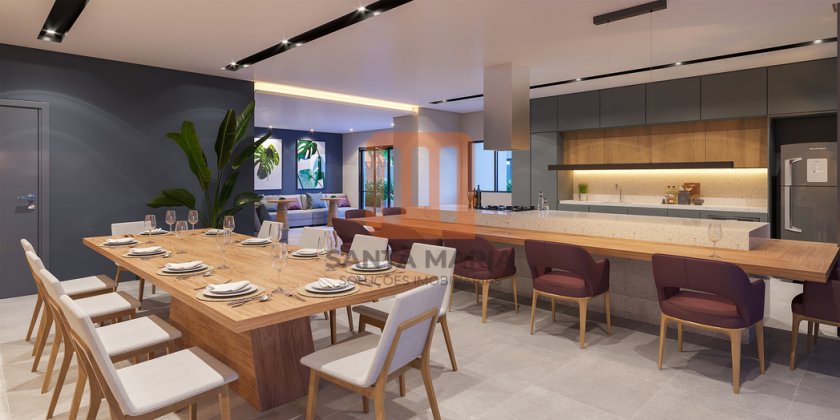 Apartamento para comprar em Olhos D'Agua, Ribeirão Preto - Espaço gourmet (condomínio) - foto 5 código 67298